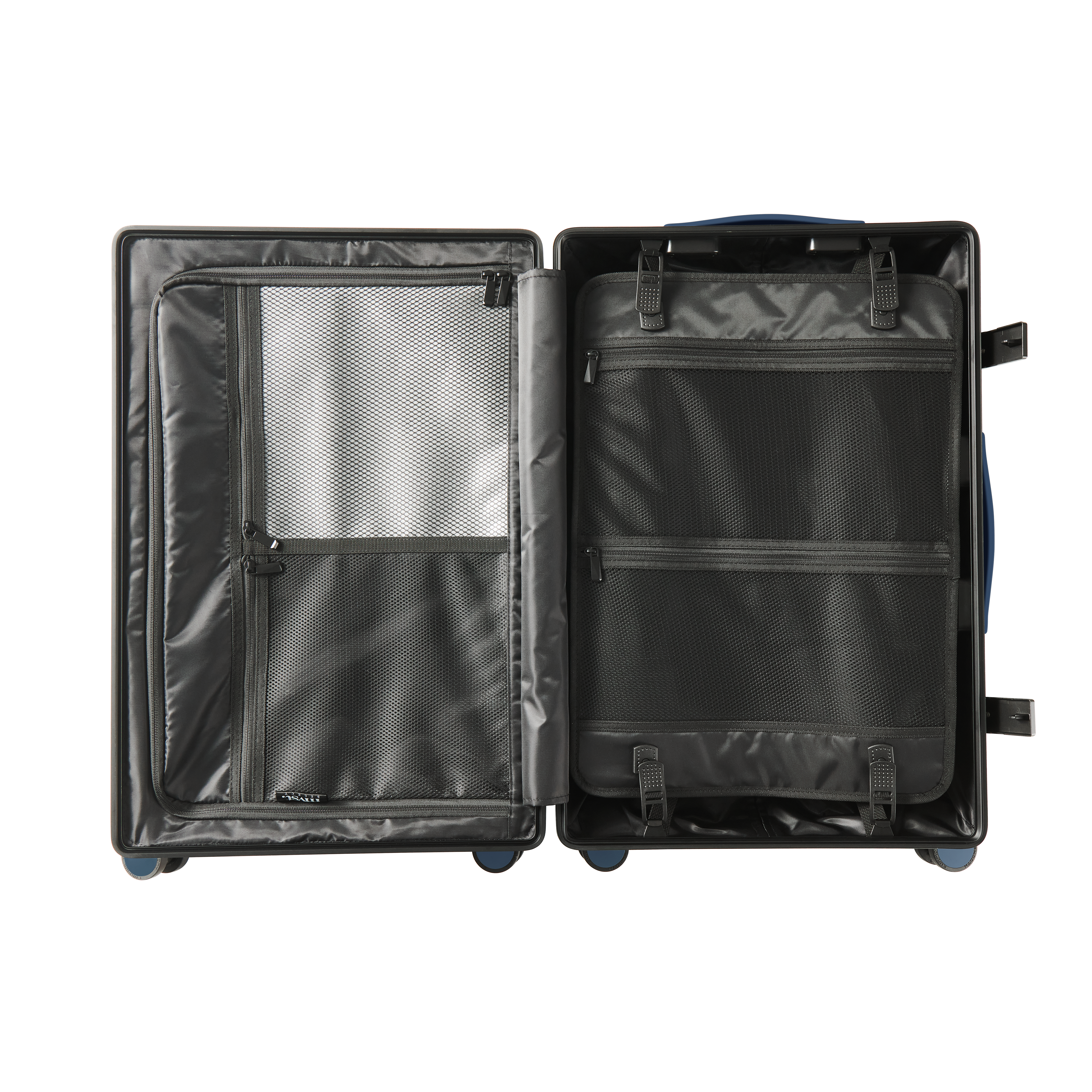 High-quality Eos polycarbonate suitcase blue for secure and organized packing